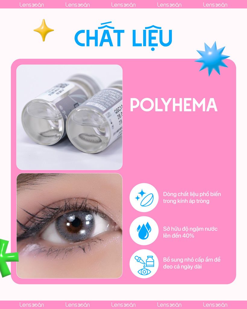 Lens Dear Gray Olens – Xám khói tự nhiên cho layout makeup tone lạnh