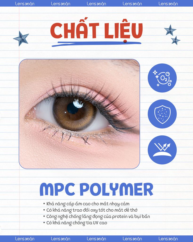 Lens One Pick Becca Azuki màu nâu mật ong tự nhiên