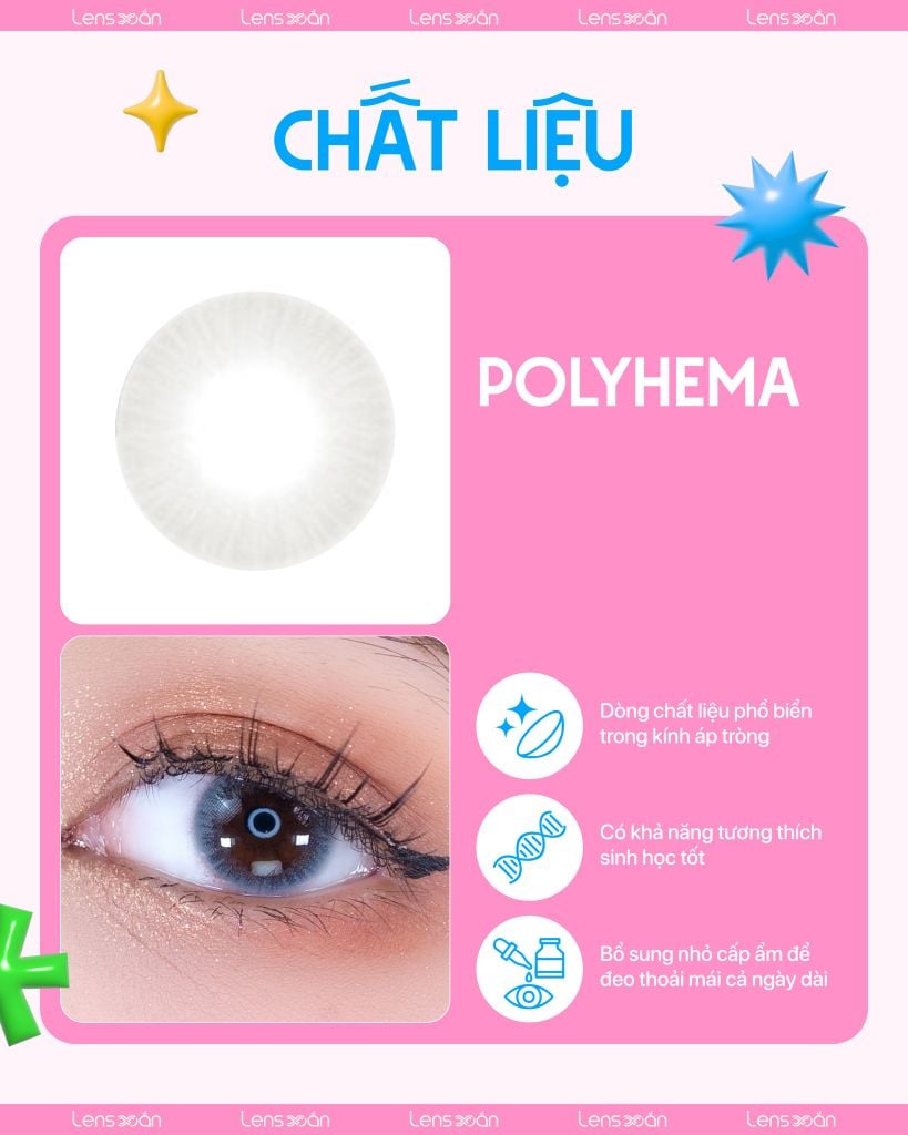 Lens Mini Gray – Lens xám không vân, không viền dành cho mắt nhỏ & layout nhẹ nhàng