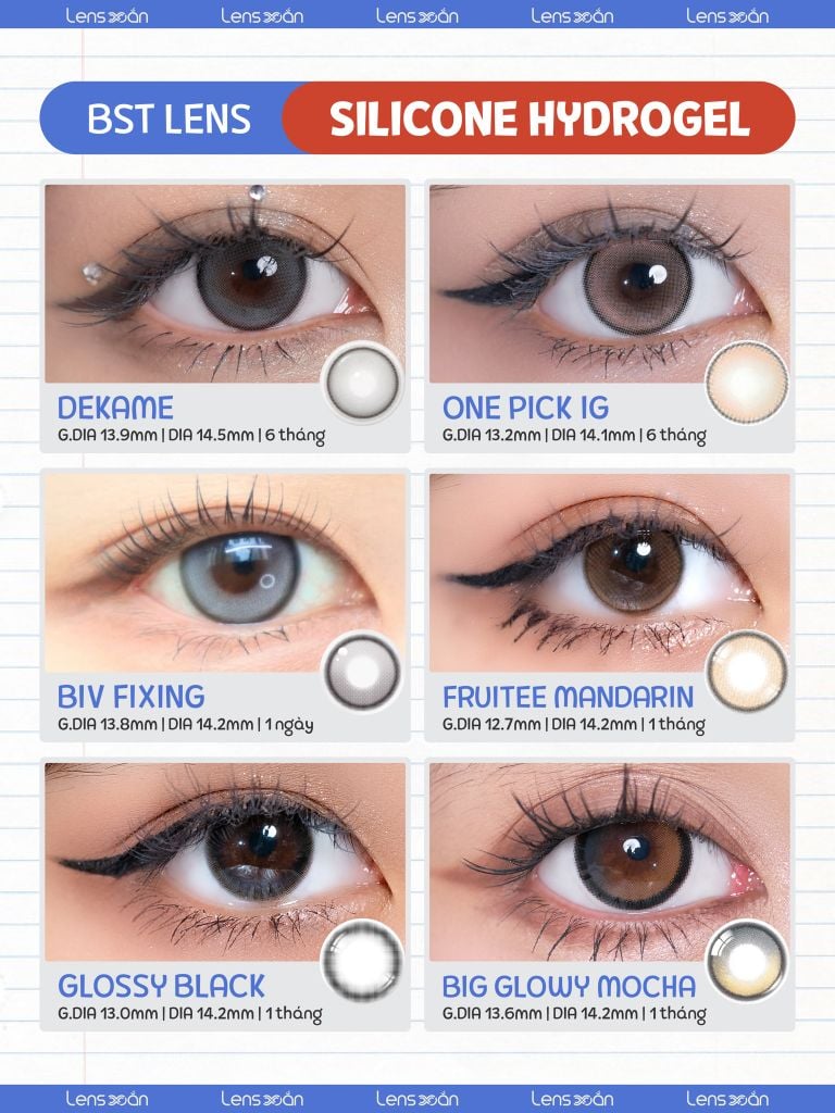 Mắt bạn hợp dòng chất liệu lens nào? Khám phá bí mật chọn lens chuẩn xịn