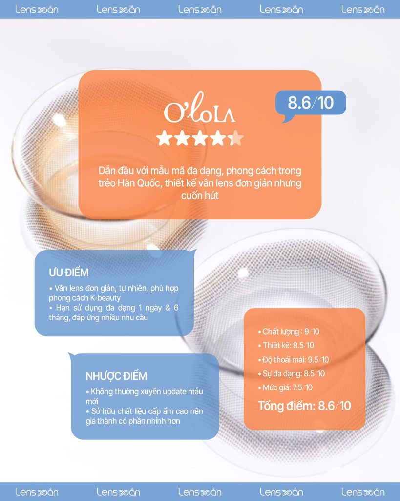 OLOLA trong trẻo, tự nhiên