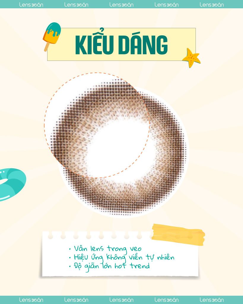 Ảnh lens GODDESS CHOCO – nhẹ nhàng và tự nhiên