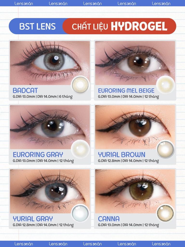 Mắt bạn hợp dòng chất liệu lens nào? Khám phá bí mật chọn lens chuẩn xịn