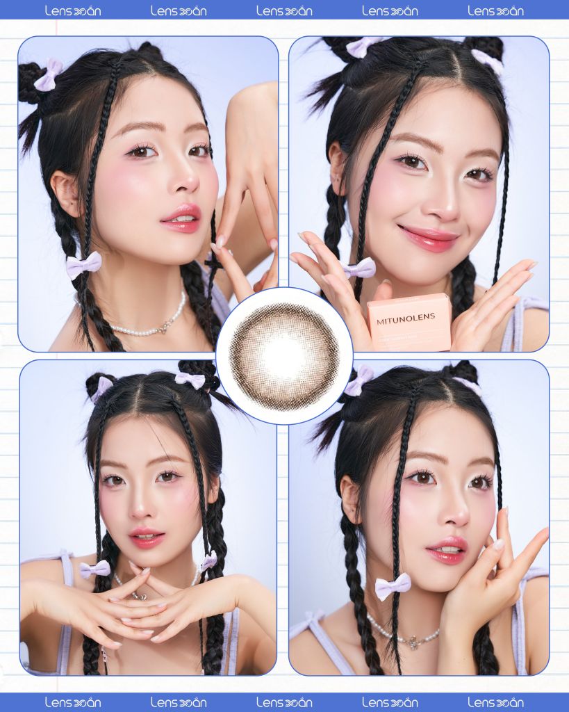 Lens Rolling Choco – lựa chọn đi học siêu tự nhiên