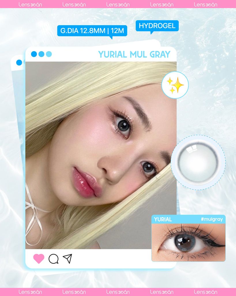 BST kính áp tròng xanh biển siêu slay cho mùa du lịch | Lens Xoắn