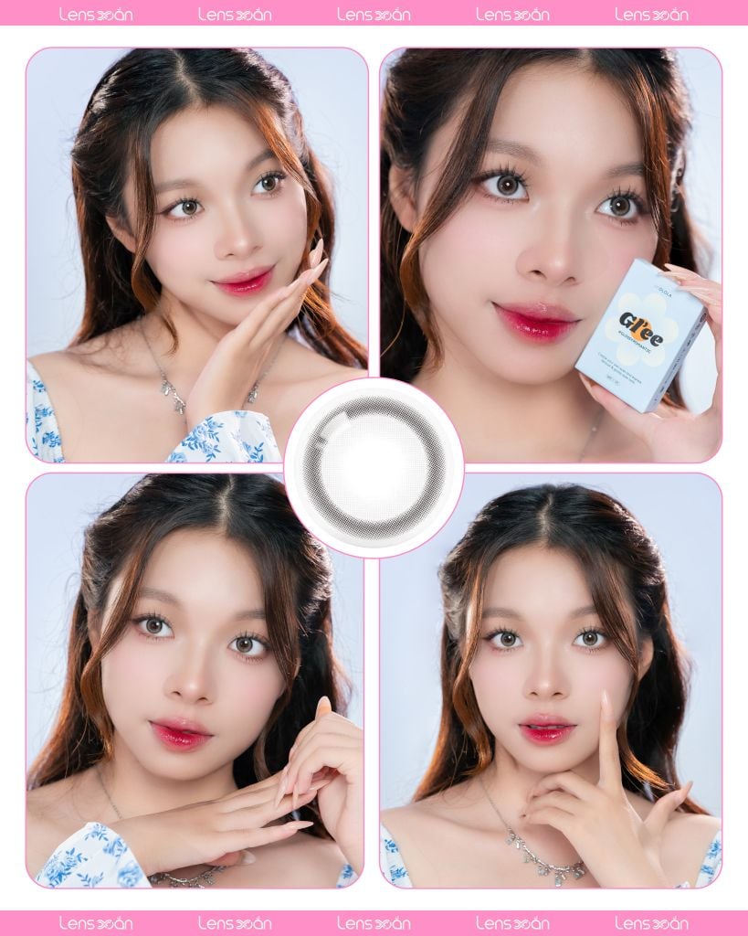 Ảnh Glee Gray – lens xám sữa nhẹ nhàng, tự nhiên