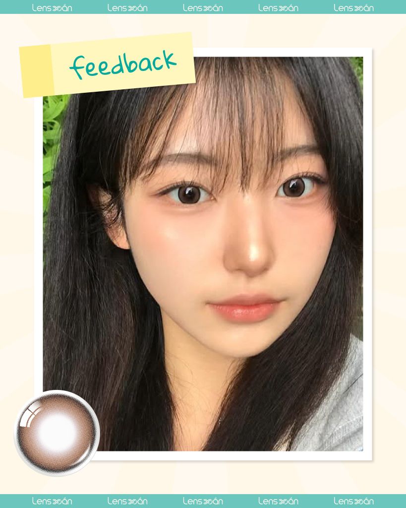 Feedback người dùng với lens OLENS Moodnight Choco