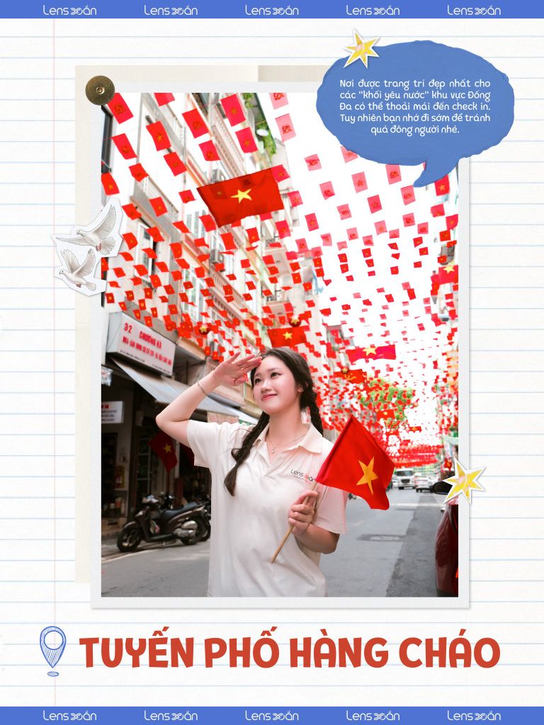 Giới trẻ check-in trend Yêu Nước 2025 lan tỏa tinh thần tự hào Việt Nam