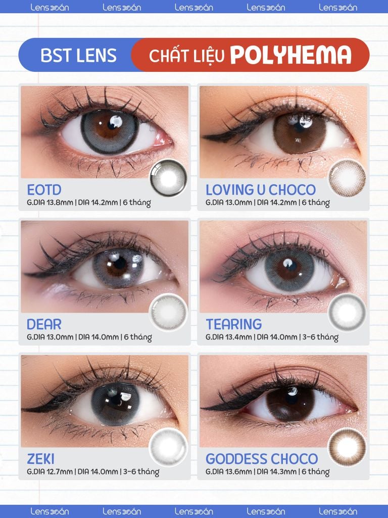 Mắt bạn hợp dòng chất liệu lens nào? Khám phá bí mật chọn lens chuẩn xịn