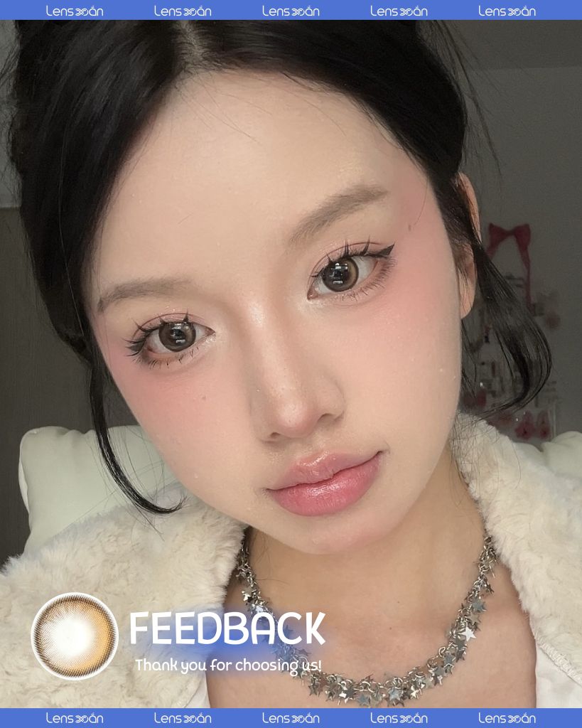 Lens One Pick Becca Azuki màu nâu mật ong tự nhiên