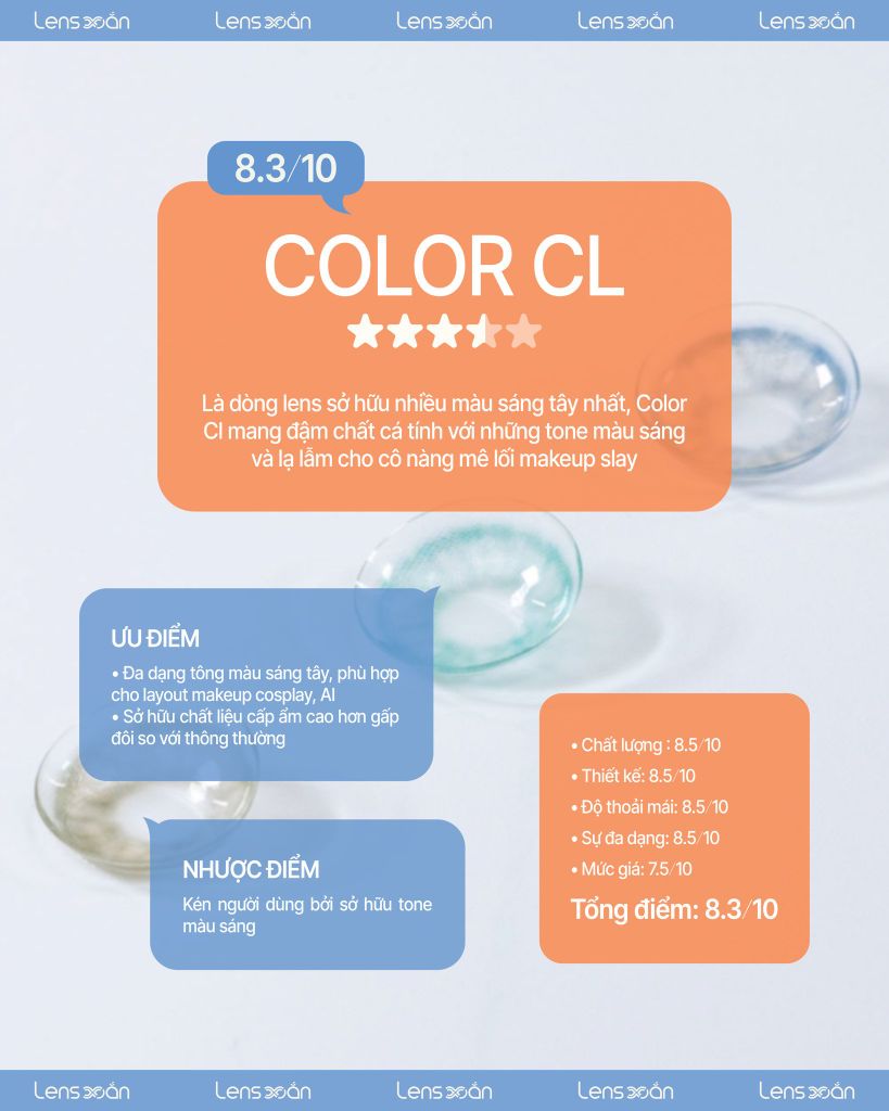 COLOR CL tông Tây cá tính