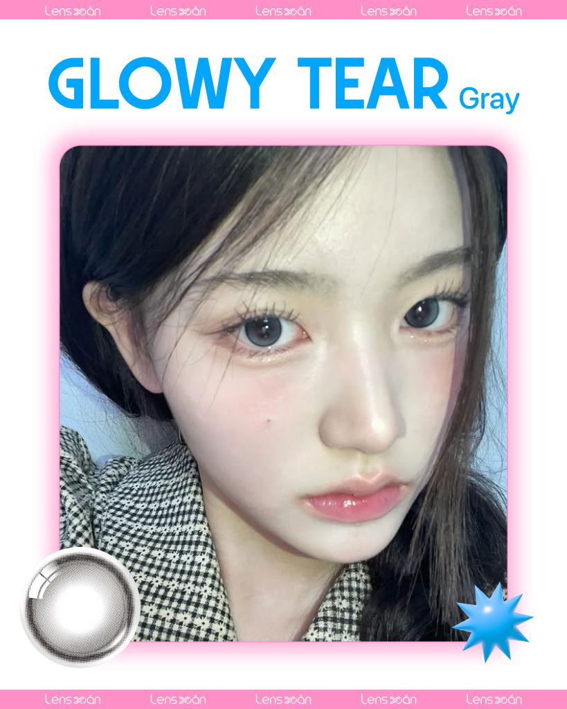 Glowy Tear Gray – Xám sương mai nhẹ nhàng trong veo từ OLENS