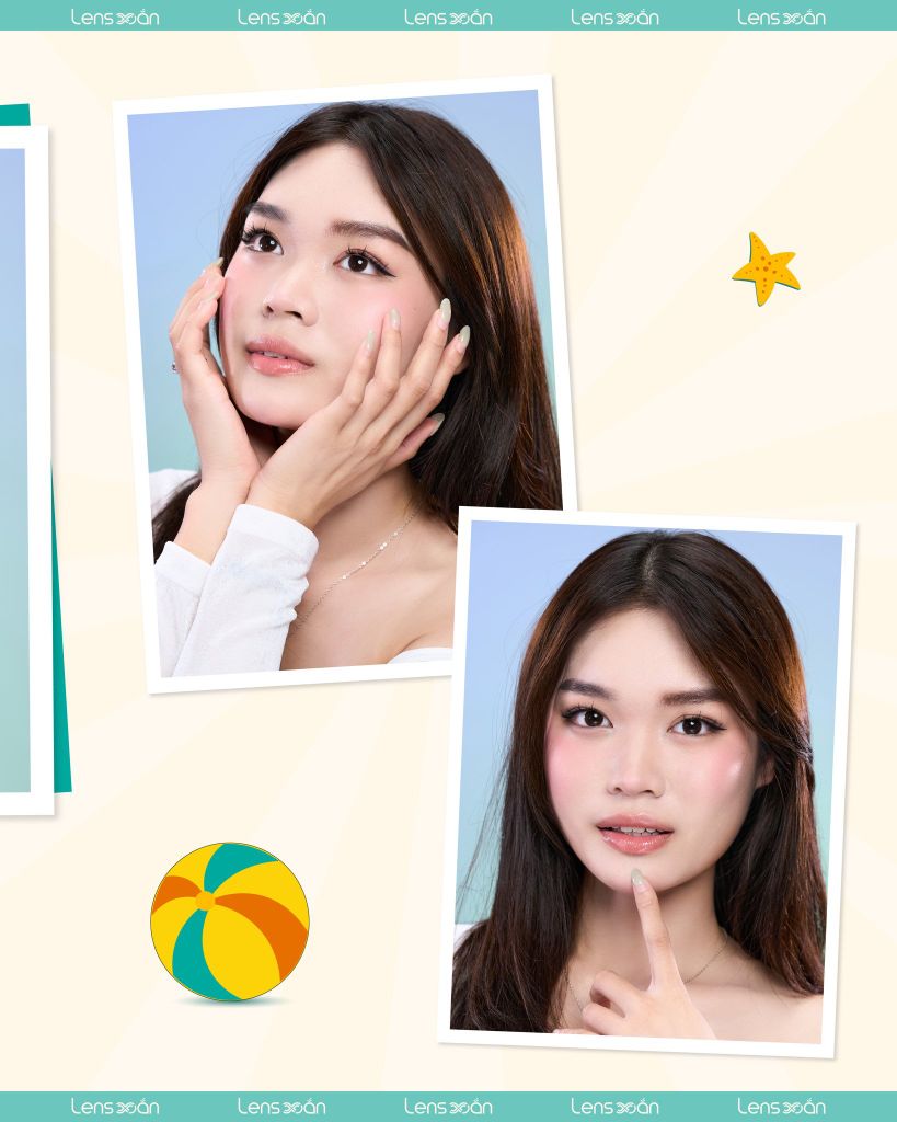 Ảnh lens GODDESS CHOCO – nhẹ nhàng và tự nhiên