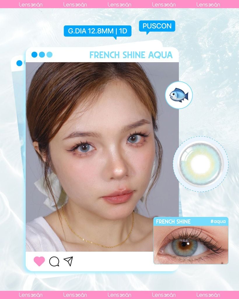 BST kính áp tròng xanh biển siêu slay cho mùa du lịch | Lens Xoắn