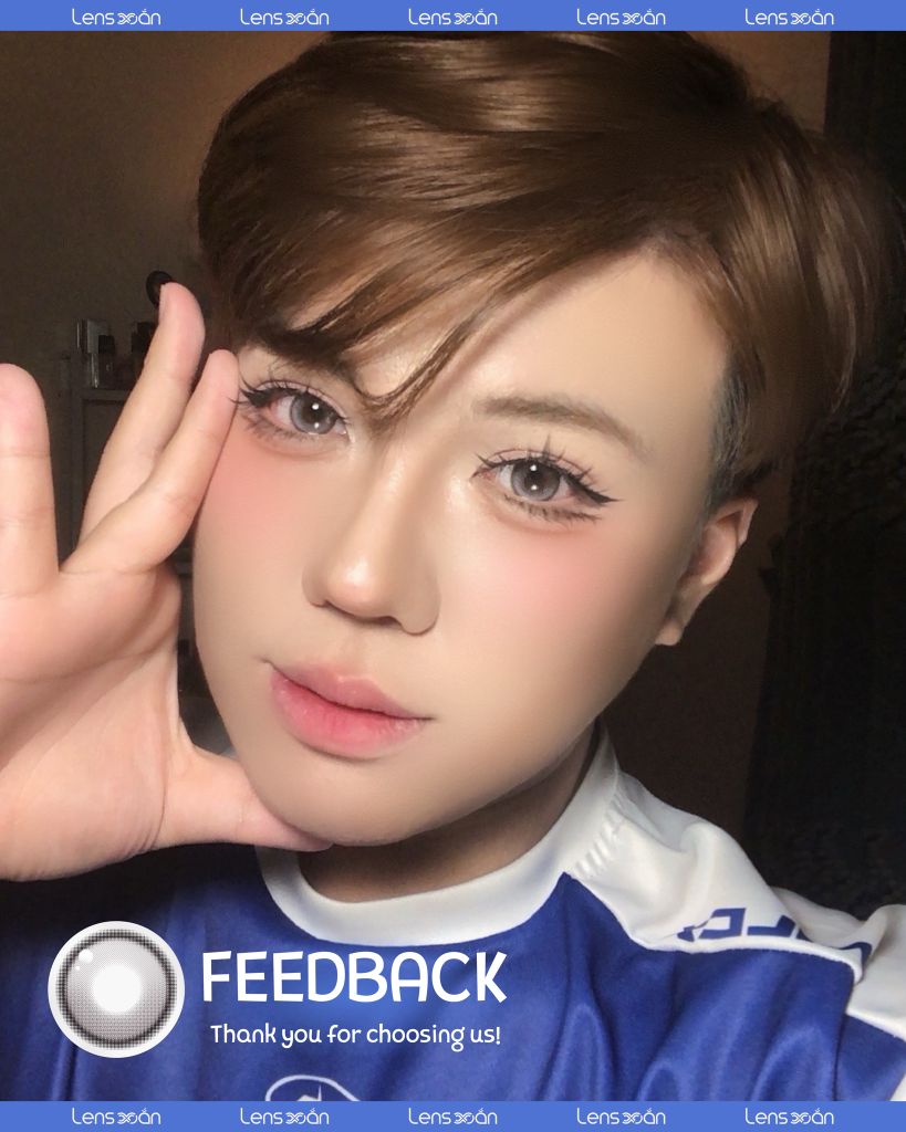 BIV Fixing Venti Charcoal – lens xám than đá ánh bạc 1 ngày, công nghệ Fixing 180°