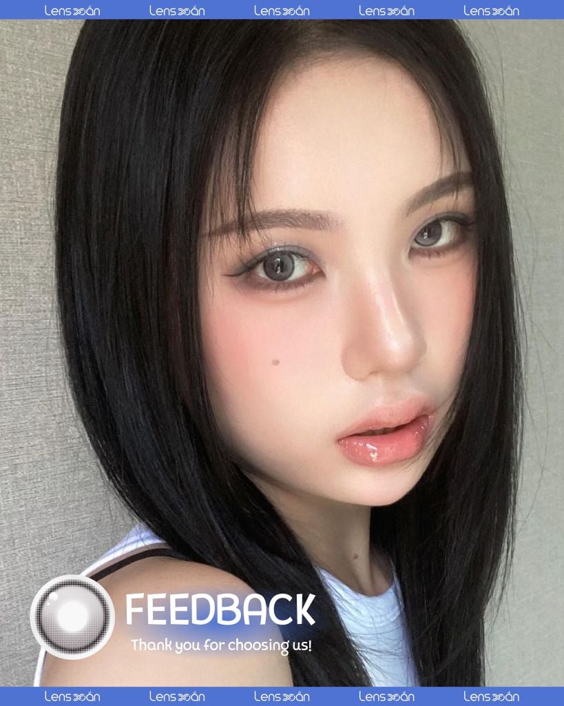 BIV Fixing Venti Charcoal – lens xám than đá ánh bạc 1 ngày, công nghệ Fixing 180°