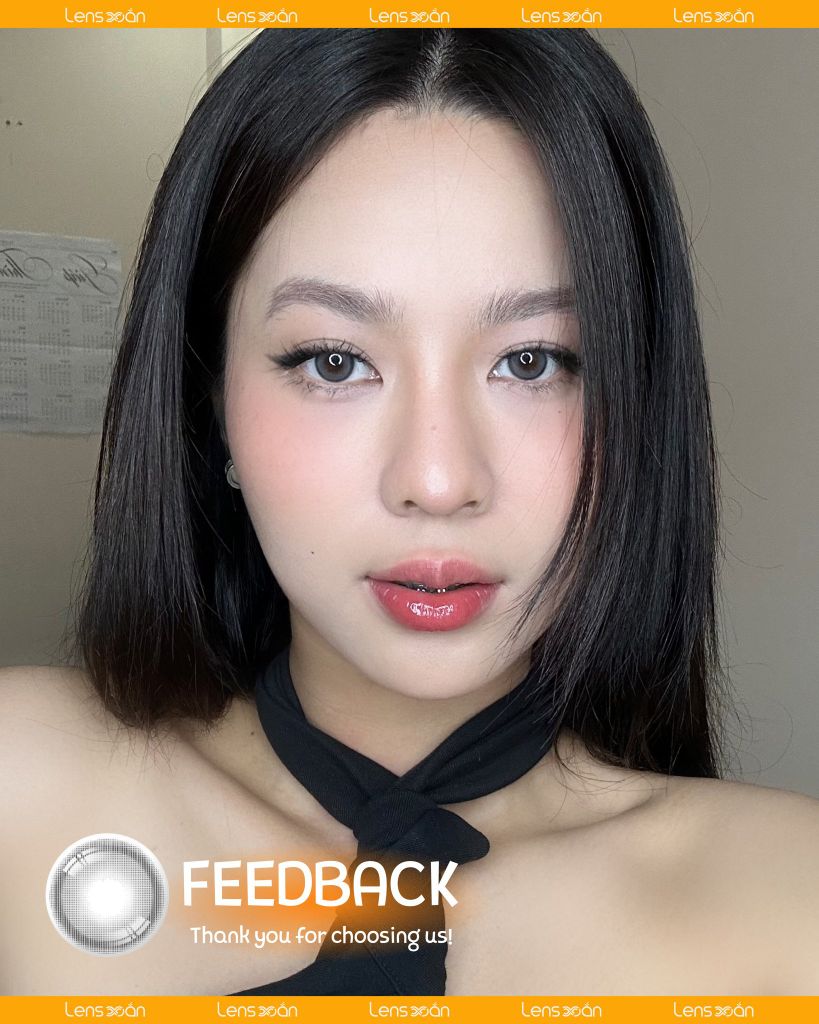 Oriana Ariel Gray – Lens xám ánh xanh pastel i-SHA