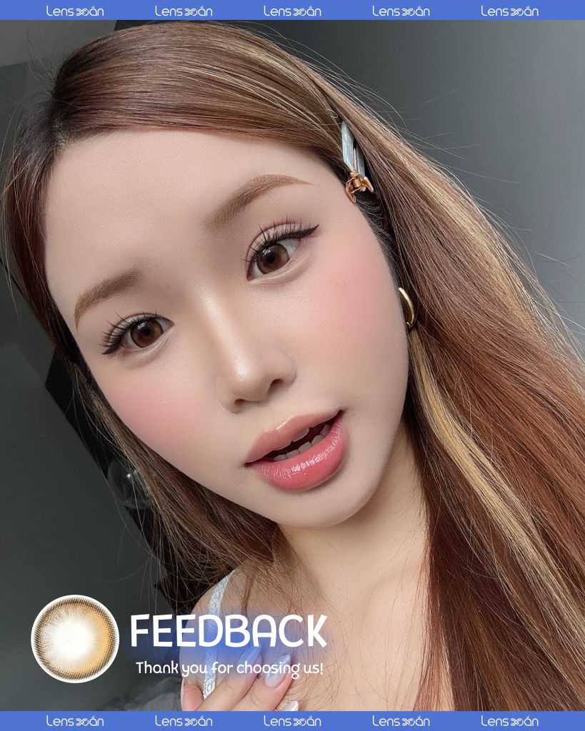 Lens One Pick Becca Azuki màu nâu mật ong tự nhiên