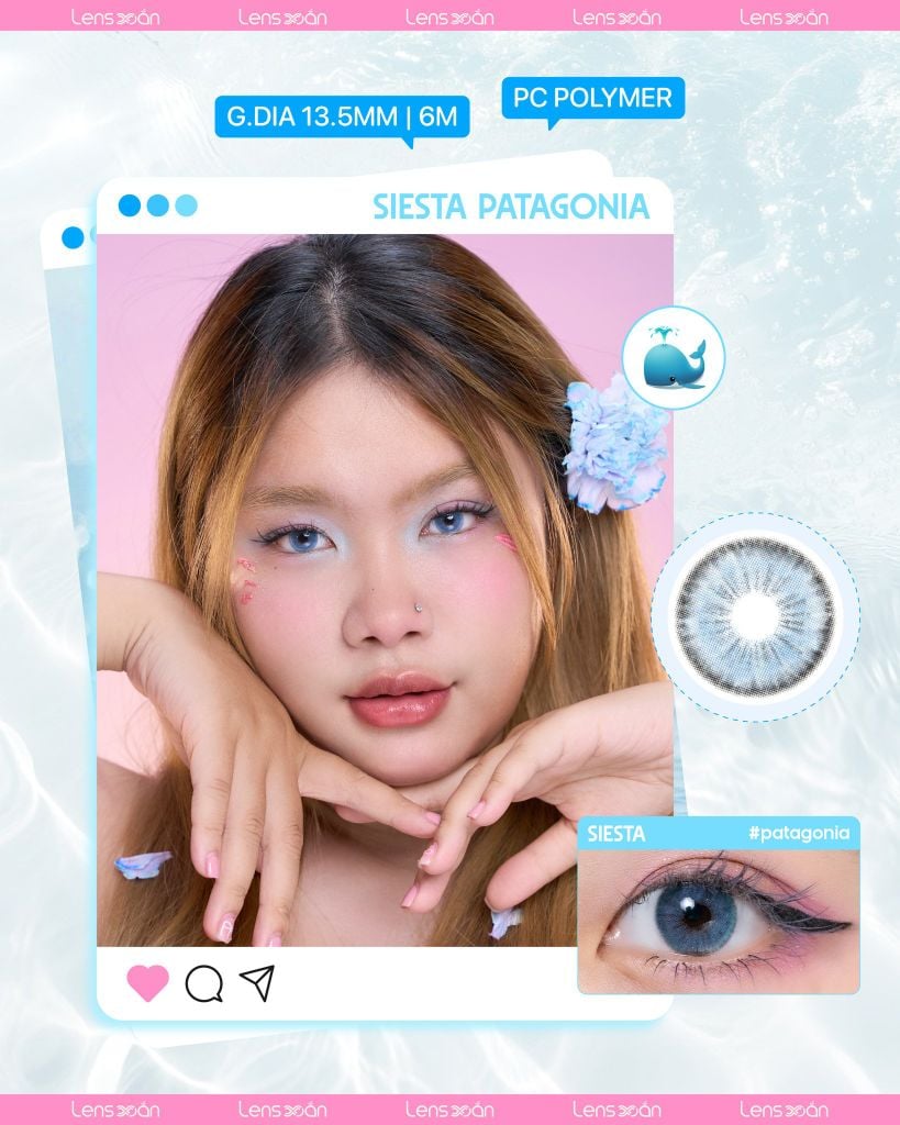 BST kính áp tròng xanh biển siêu slay cho mùa du lịch | Lens Xoắn