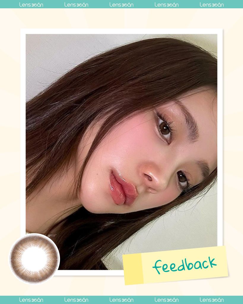 Ảnh lens GODDESS CHOCO – nhẹ nhàng và tự nhiên