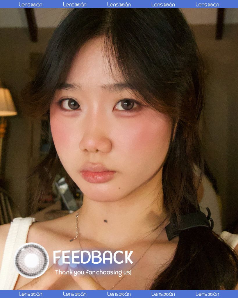 Ảnh bìa lens Coco Mio Roze Brown – Lens nâu hồng dịu dàng, tự nhiên trong veo