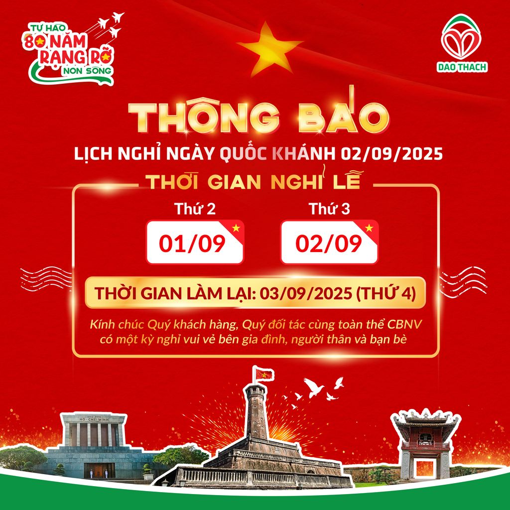 CHÚC MỪNG QUỐC KHÁNH 2/9 – TỰ HÀO DÂN TỘC, VỮNG BƯỚC TƯƠNG LAI