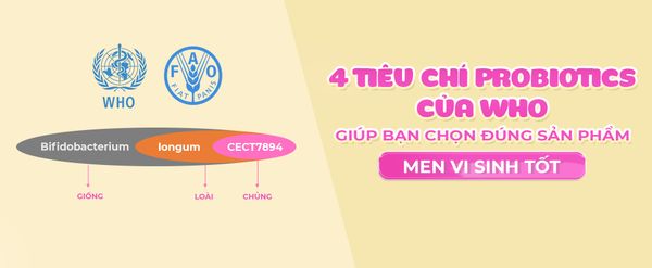 4 TIÊU CHÍ PROBIOTICS CỦA WHO GIÚP BẠN CHỌN ĐÚNG SẢN PHẨM MEN VI SINH TỐT