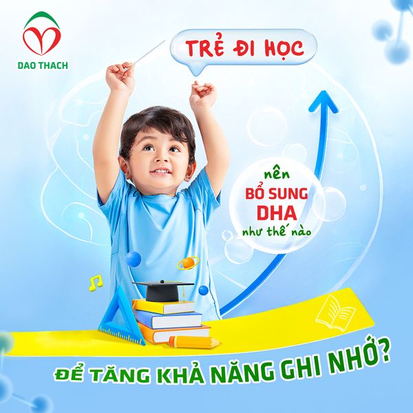 TRẺ ĐI HỌC NÊN BỔ SUNG DHA NHƯ THẾ NÀO ĐỂ TĂNG KHẢ NĂNG GHI NHỚ?
