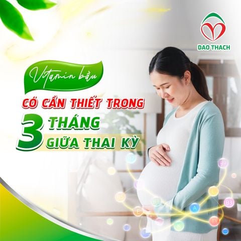 VITAMIN BẦU CÓ CẦN THIẾT TRONG 3 THÁNG GIỮA THAI KỲ?