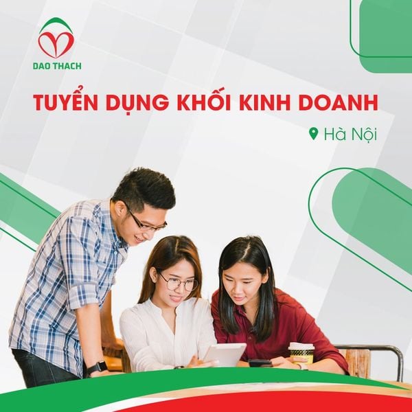 [ĐÀO THẠCH] TUYỂN DỤNG TRÌNH DƯỢC VIÊN OTC