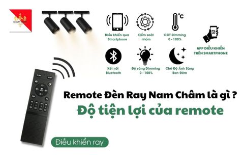 HƯỚNG DẪN CÁCH SỬ DỤNG REMOTE ĐÈN RAY NAM CHÂM THÔNG MINH