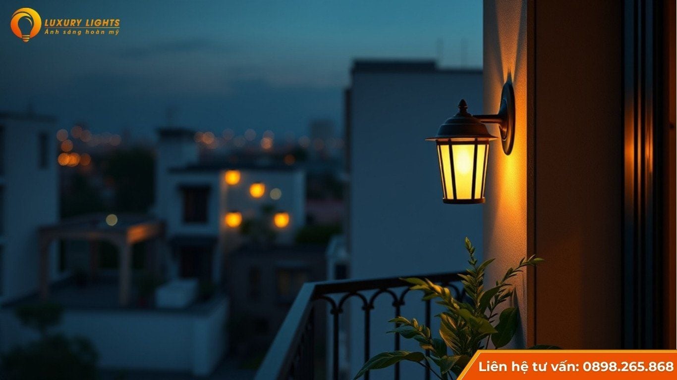 Đèn ốp tường ban công