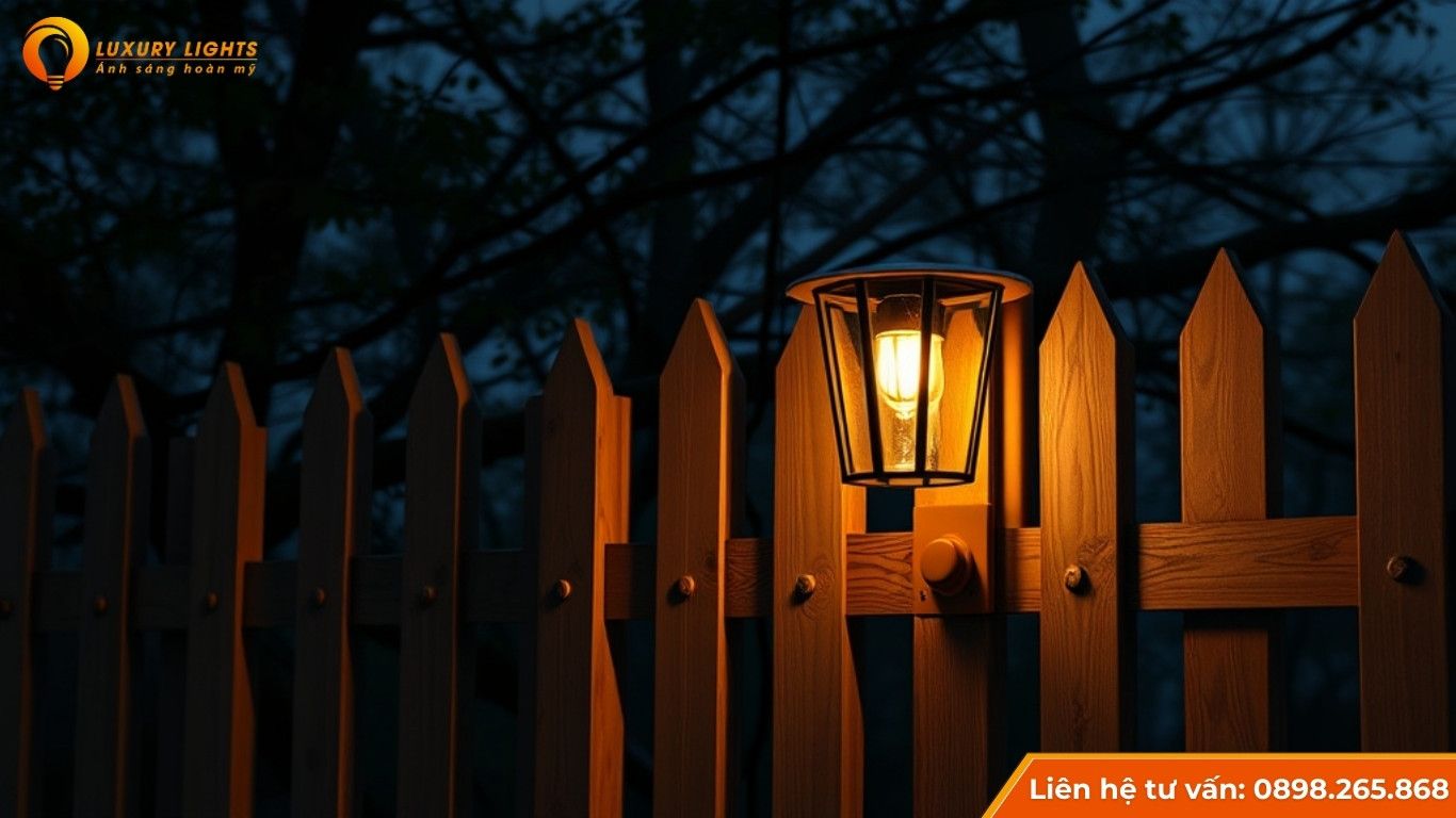 Đèn vách tường rào