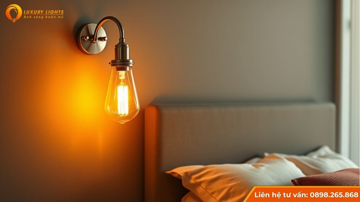 Đèn ốp tường phòng ngủ