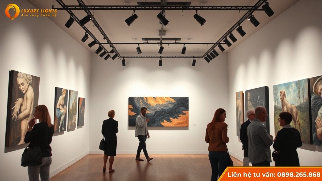 Về công suất đèn rọi ray