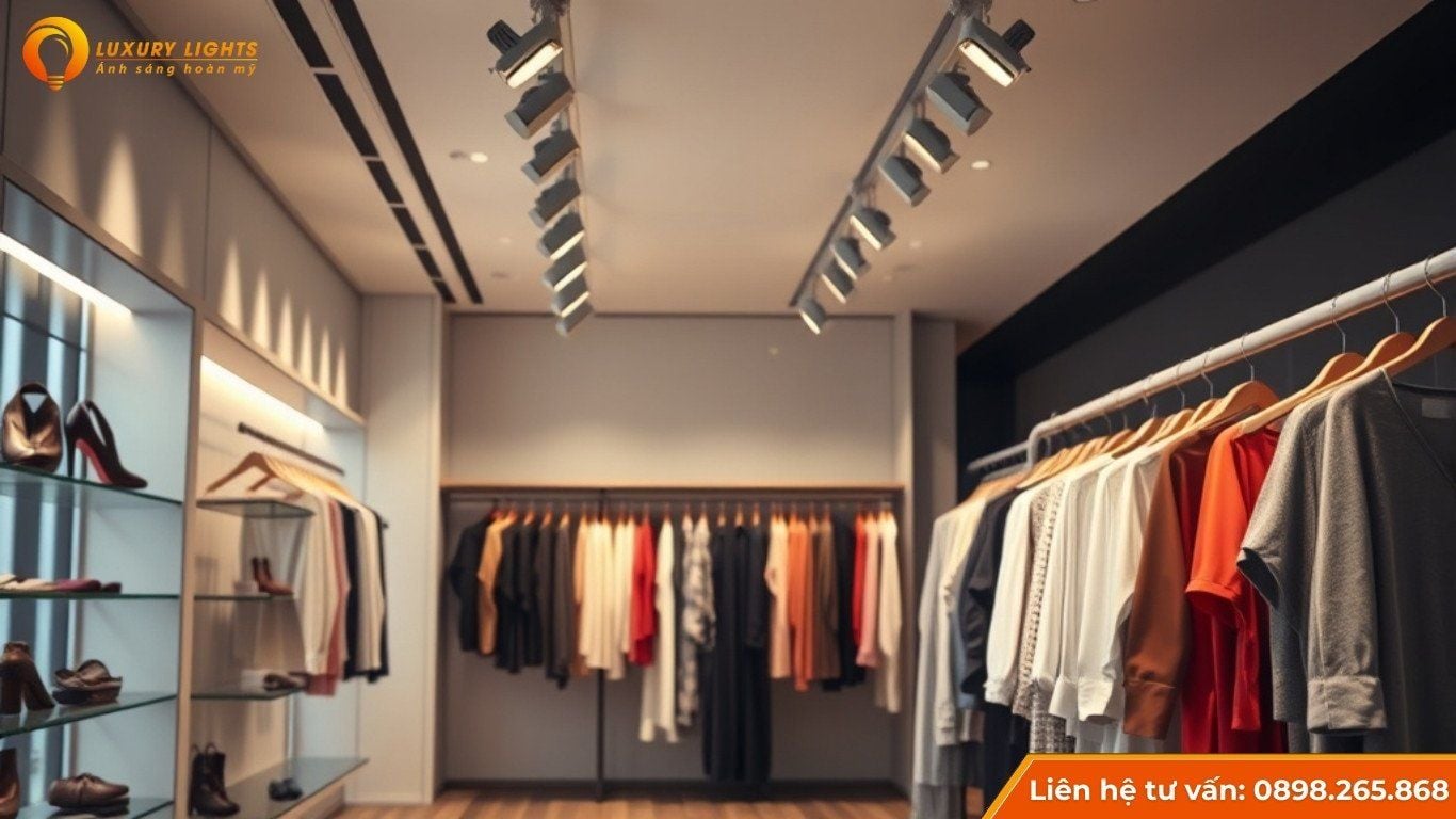 Xu hướng sử dụng đèn rọi ray trong thiết kế hiện đại