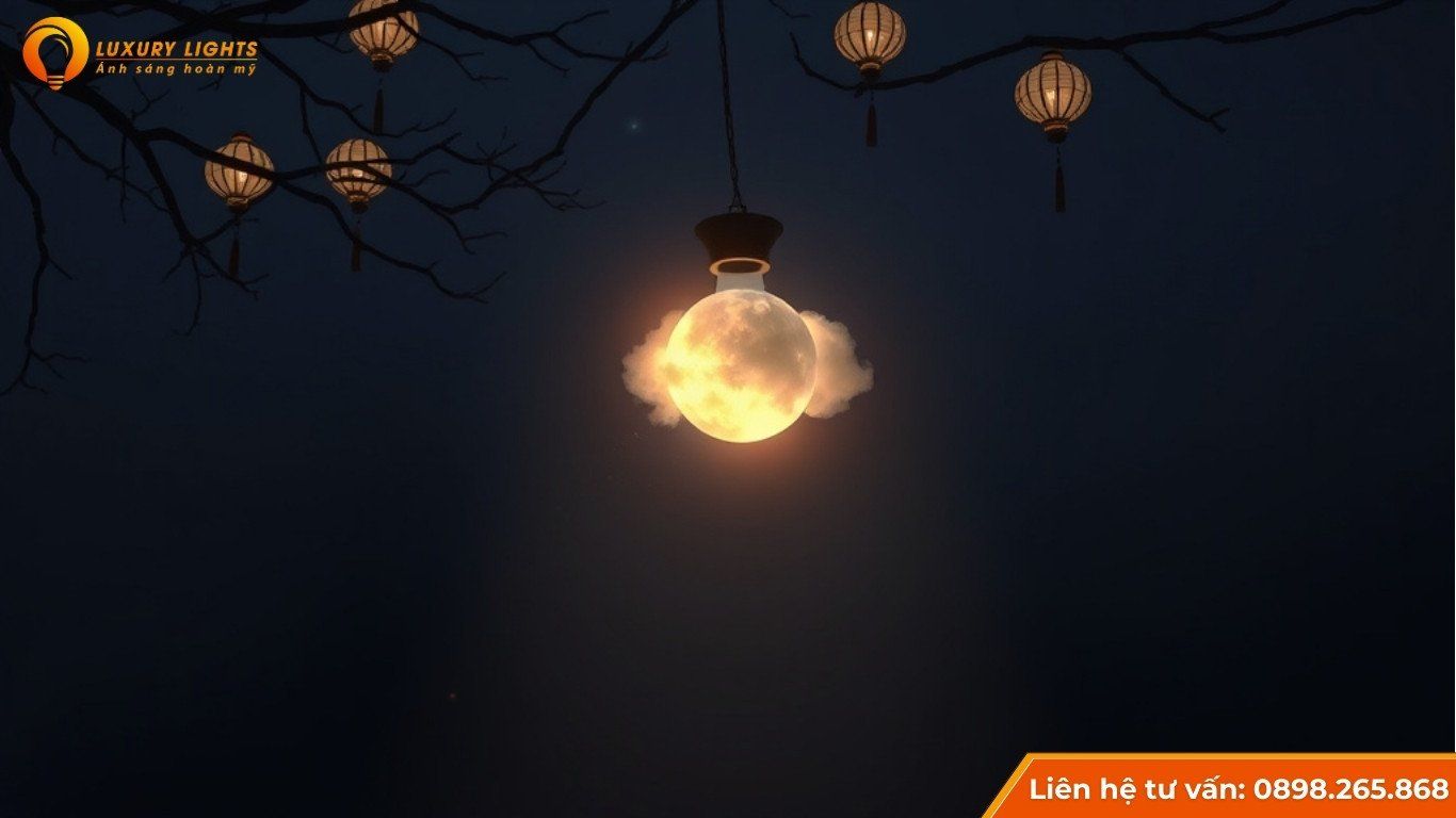 Đèn thả trần mây