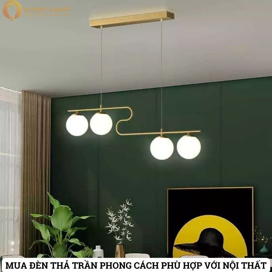 Mua Đèn Thả Trần Phong Cách Phù Hợp Với Nội Thất