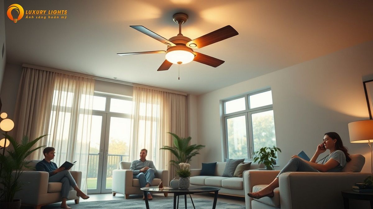 Lợi Ích Khi Sử Dụng Quạt Trần Đèn