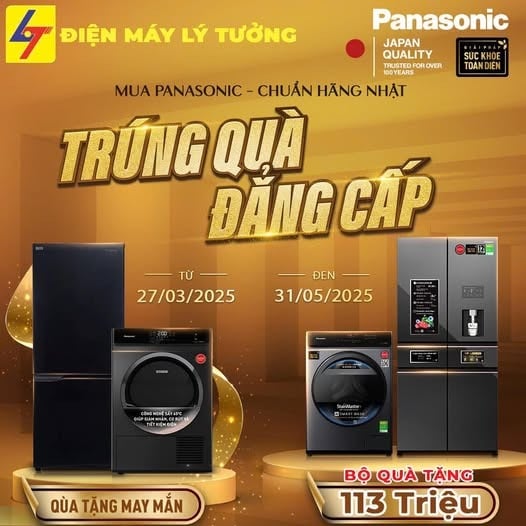 Mua Panasonic – Chuẩn hãng Nhật – Trúng quà đẳng cấp