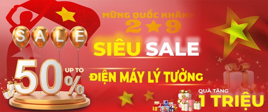 Siêu sale mừng Quốc Khánh