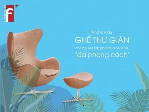 Bộ sưu tập ghế thư giãn mùa hè đa phong cách