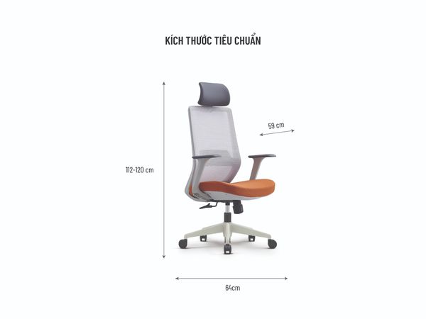 ghế giám đốc nhập khẩu MEHI F-H6255