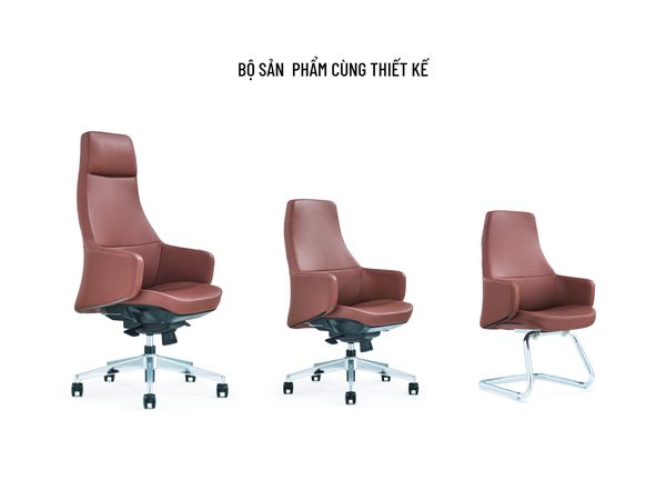 ghế nhân viên nhập khẩu PUVEHI F-M5006 thiết kế công thái học tốt cho sức khỏe người dùng