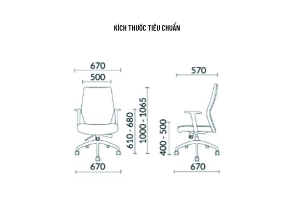 ghế nhân viên nhập khẩu f-rico