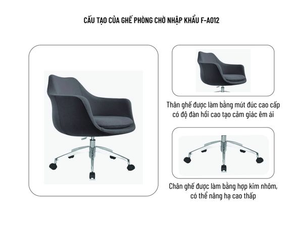 Ghế phòng chờ nhập khẩu f-a012