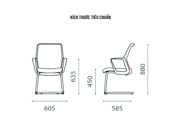 GHẾ PHÒNG HỌP HÀN QUỐC MEVEHI F-FLO