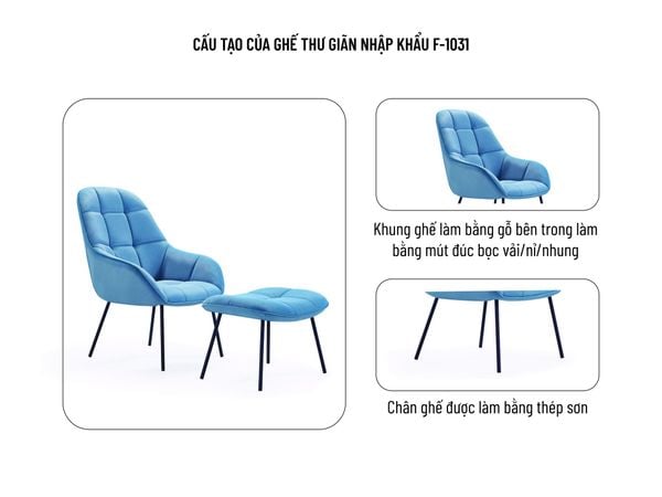 ghế thư giãn nhập khẩu f-1031