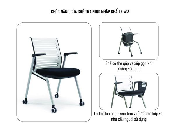 ghế training nhập khẩu f-a13