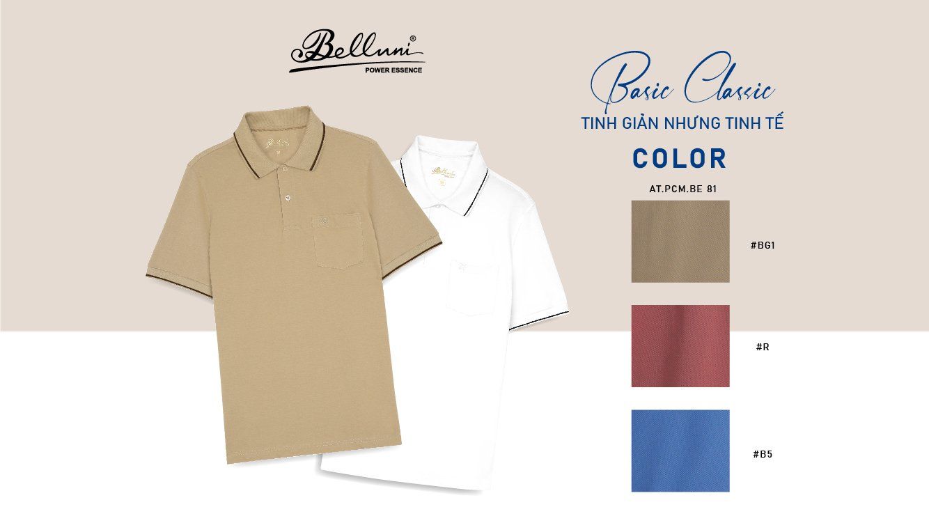 POLO BASIC CLASSIC >>> TINH GIẢN NHƯNG TINH TẾ